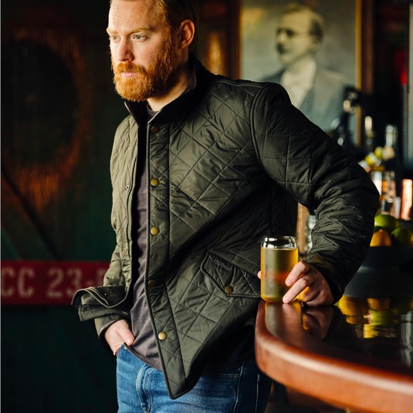 NWOT Barbour Powell Quilted Jacket in Sage Green - Picture 2 of 14